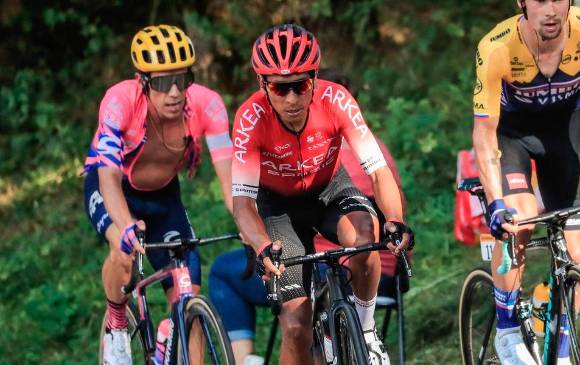 Nairo Quintana y Rigoberto Urán, protagonistas del Tour 2021. FOTO ARCHIVO EFE