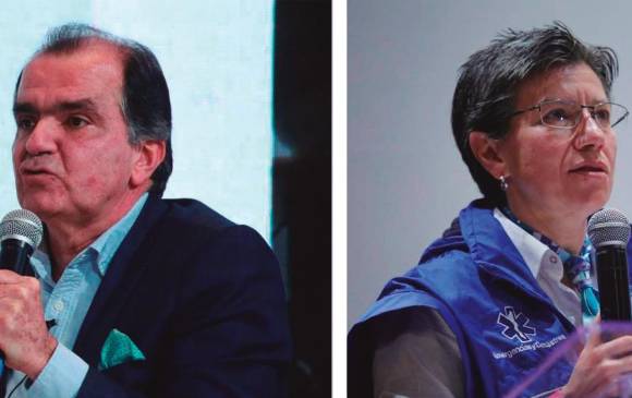 Oscar Iván Zuluaga y Claudia López entraron en polémica a través de trinos. FOTO COLPRENSA