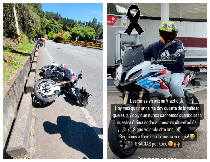 El incidente vial ocurrió en la tarde de este domingo 18 de agosto; la principal hipótesis es que el conductor pudo perder el control de la motocicleta. FOTOS Cortesía 