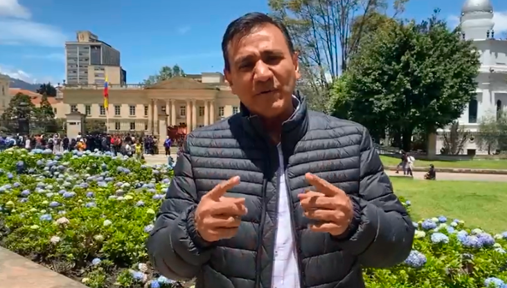 John Fredy Núñez ya había protagonizado una polémica semanas atrás al asegurar que le tocaba aguantar hambre en Bogotá, a pesar de su sueldo de más de 30 millones de pesos. FOTO CORTESÍA