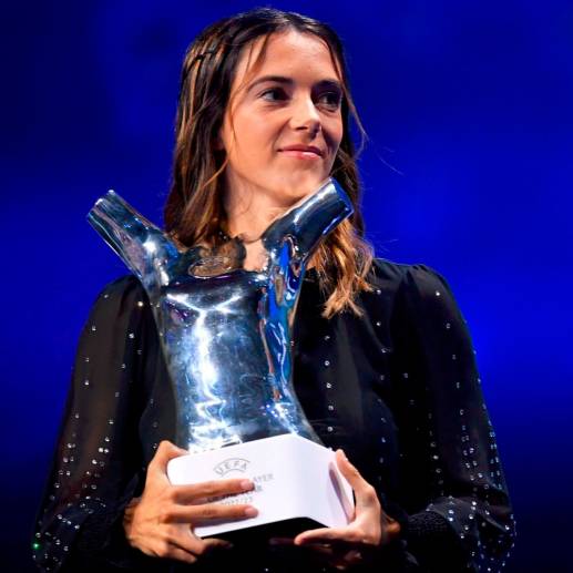 Aitana Bonmatí, jugadora española. FOTO TWITTER UEFA