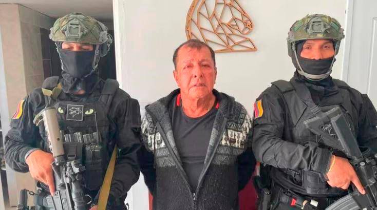 Henry Loaiza Ceballos, alias el Alacrán, fue capturado el pasado 11 de octubre. FOTO: Cortesía Policía 