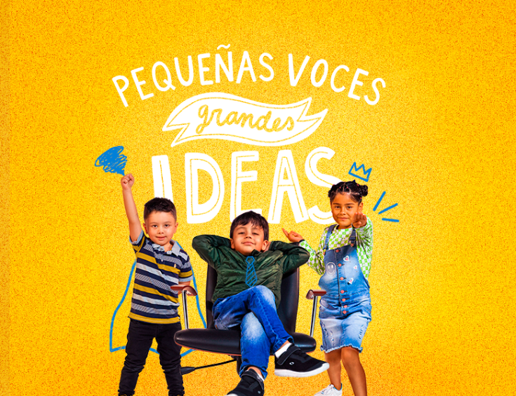 Con pequeñas voces y tomando la palabra, el Grupo El Colombiano celebra el Día del Niño