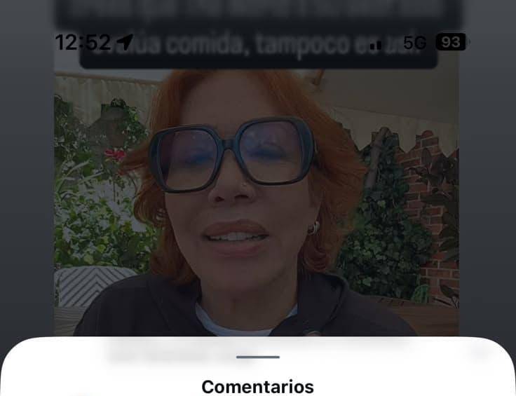 Pelea entre Leonor Espinosa y Rausch. FOTO: Captura de pantalla.