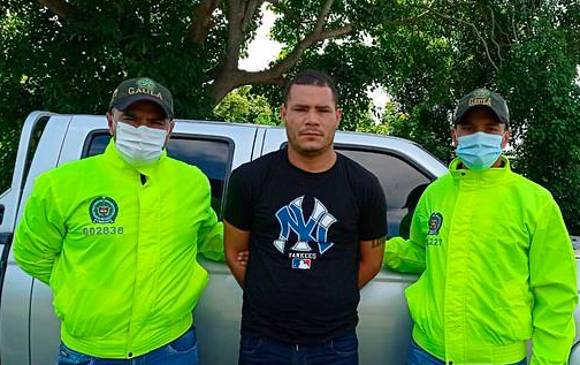 Wilmar Cano, alias “Álzate”, delinquía en los departamentos de Sucre, Atlántico y Bolívar. FOTO CORTESÍA POLICÍA
