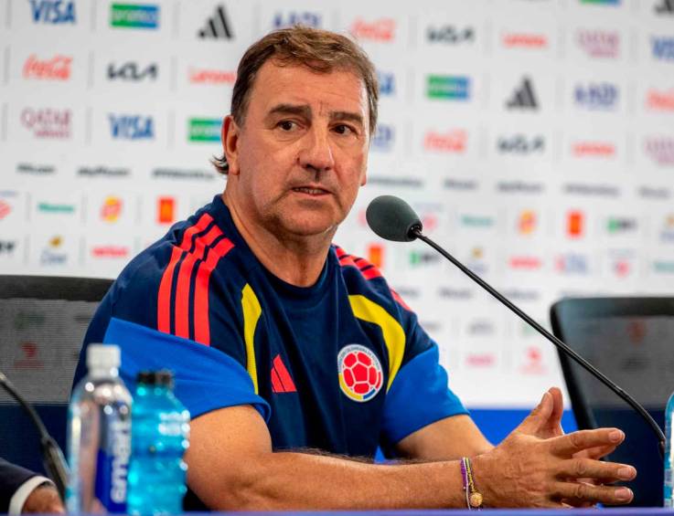 El técnico Néstor Lorenzo analizó el rival y habló de las condiciones en las que llega Colombia para el duelo ante Ghana por el paso a los octavos de final del Mundial de Norteamérica. FOTO JUAN ANTONIO SÁNCHEZ 