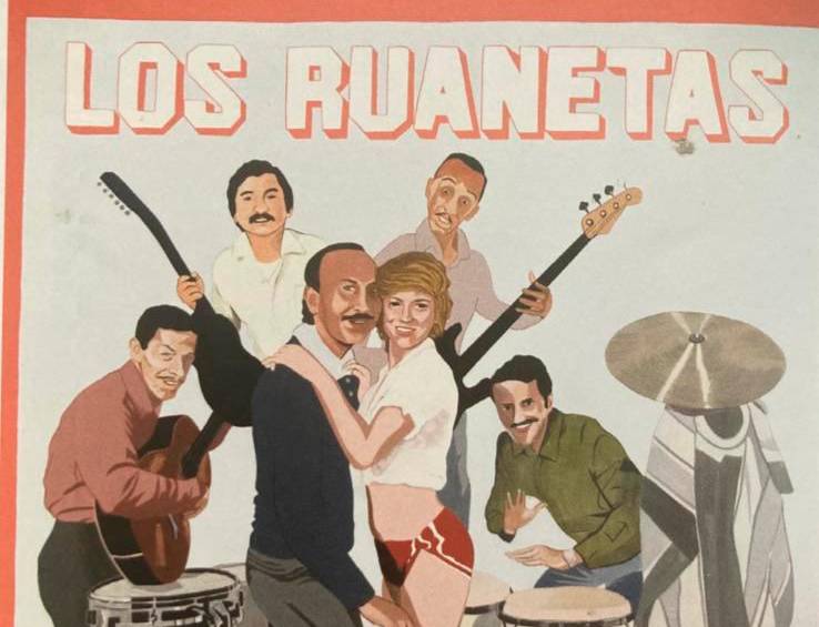 Pieza de la serie La flor caduca de la hermosura de su gloria / Los Ruanetas; acrílico sobre tela, Wilson Díaz, 2011.