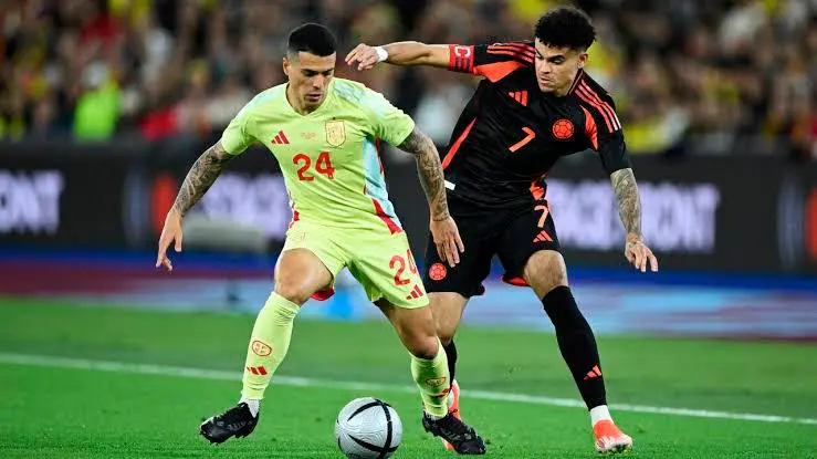 Imágenes del amistoso en el que Colombia venció a España. FOTO GETTY