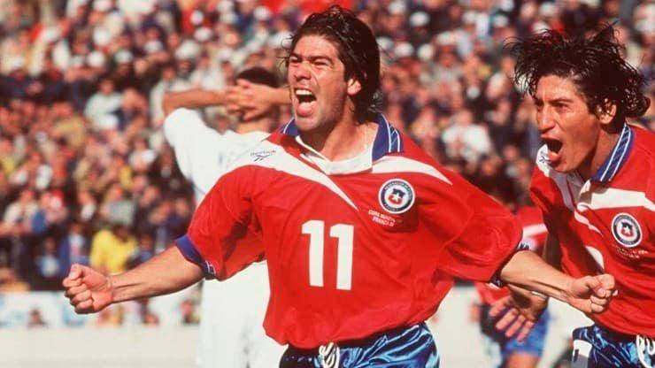 Marcelo Salas durante el Mundial de Francia 98. FOTO GETTY