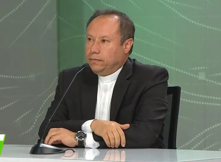 El sacerdote Diego Luis Rendón Urrea fue designado por el papa León XIV como nuevo obispo de la Diócesis de Jericó, en el suroeste de Antioquia. FOTO: Tomada de video.