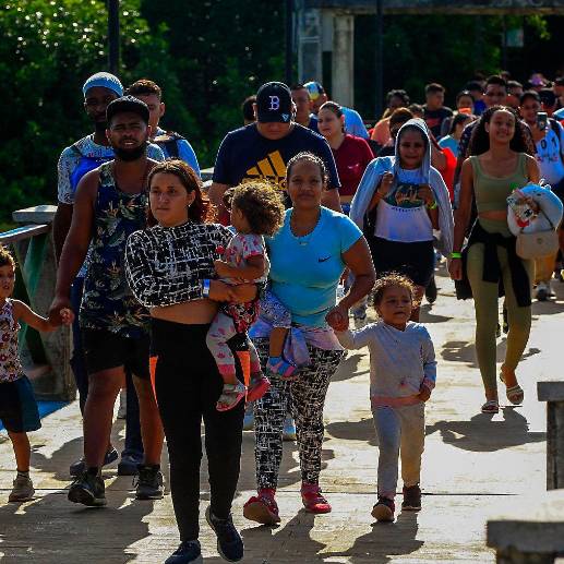 Este año han llegado a Acandí y Capurganá unos 300.000 migrantes. Aunque la mayoría son venezolanos, también llegan asiáticos y africanos que huyen de gobiernos totalitaristas. <b><span class="mln_uppercase_mln"> </span></b>FOTO<b><span class="mln_uppercase_mln"> CAMILO SUÁREZ ECHEVERRY</span></b>
