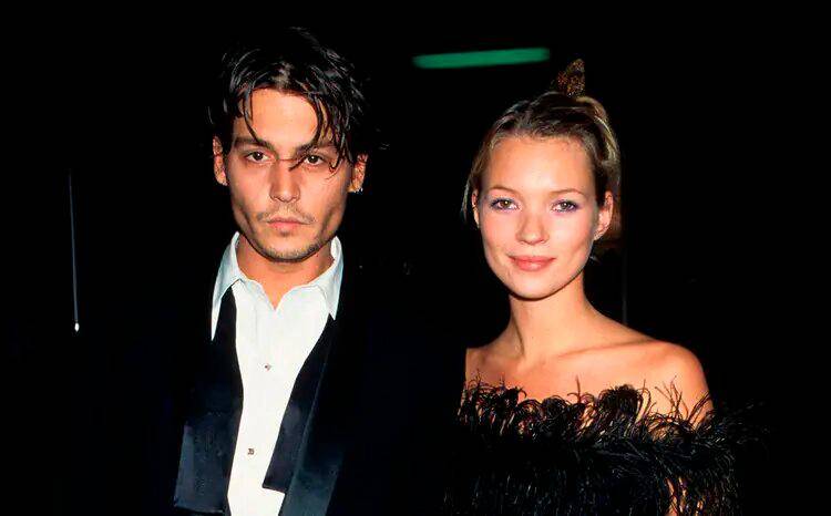 Johnny Depp y Kate Moss mantuvieron una relación entre 1994 y 1998. Hubo rumores de violencia. FOTO: GETTY