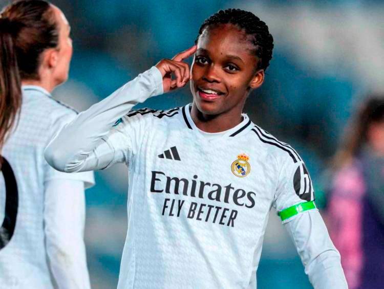 La futbolista colombiana Linda Caicedo suma 8 goles con el Real Madrid femenino esta temporada. Ha disputado 21 partidos. FOTO: Tomada de X @realmadridfem