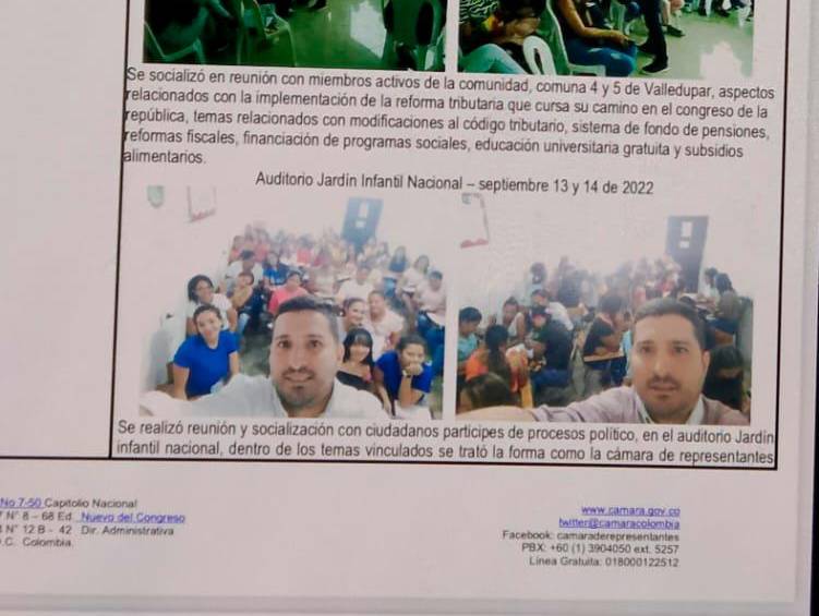 Contratistas de la Cámara en la Presidencia de David Racero terminaron haciéndole campaña a su tío, José Luis Mayorca