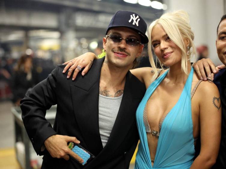 Feid y Karol G. Foto: AFP