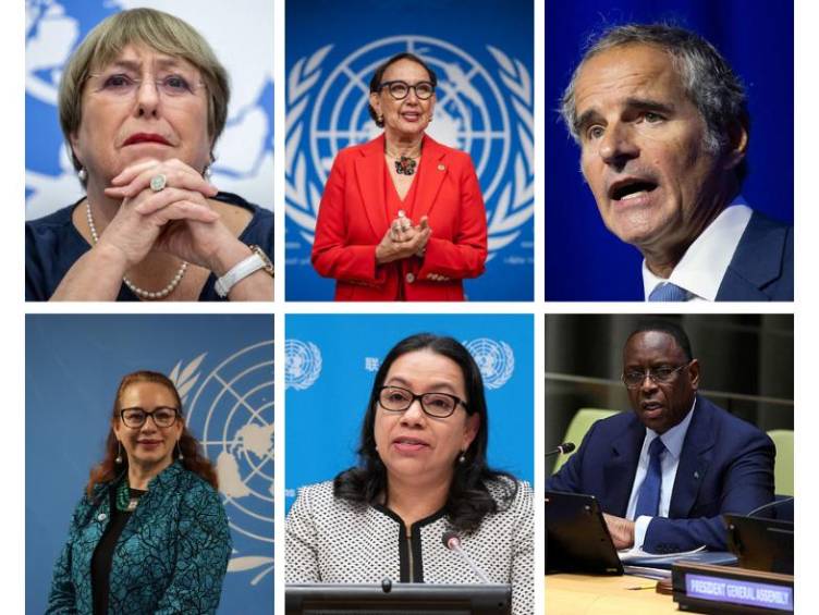 La ONU inició la fase decisiva para elegir al sucesor de António Guterres al frente del organismo. FOTO: AFP / EFE / Getty Images