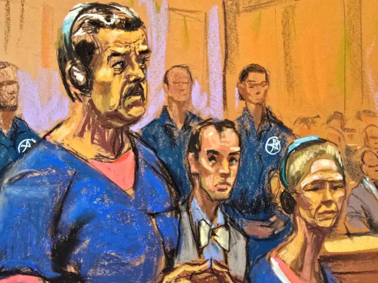 Nicolás Maduro y Cilia Flores comparecieron ante un tribunal federal en Nueva York por nuevos cargos de tortura. FOTO: AFP. 