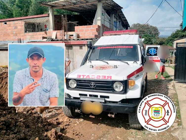 Al parecer, según la información que se conoce hasta el momento, la víctima de este doloroso hecho sería un hombre que trabajaba en la obra. FOTOS Cortesía Cuerpo de Bomberos y redes sociales
