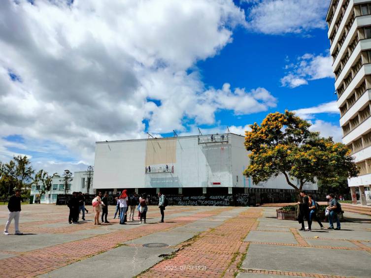 Así quedó la plaza “Che”, nombrada originalmente como plazoleta Francisco de Paula Santander. FOTO CORTESÍA 