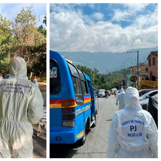 Los siniestros ocurrieron durante las últimas 48 horas en varias partes de Medellín. FOTOS: CORTESÍA