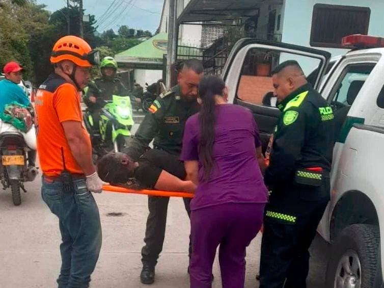 Los cuerpos de las víctimas de accidente en Santander ya fueron trasladados a su lugar de origen. Foto: Twitter Gestión del Riesgo de Santander. 