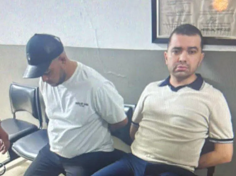 Dentro de las capturas, figuró el intendente jefe retirado (gorra negra). FOTO: suministrada.