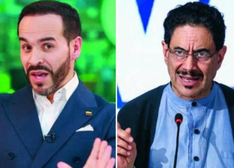 Abelardo De la Espriella e Iván Cepeda. Fotos: Manuel Saldarriaga y Colprensa