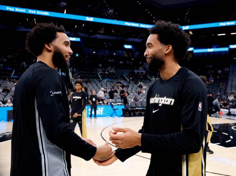  Justin Champagnie hrmano gemelo de Julian, quien juega en los Spurs es una de las figuras de la NBA que estará en Medellín para el campamento en el Iván de Bedout. FOTO GETTY 