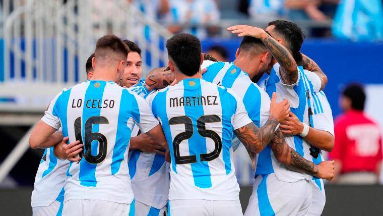 Argentina lidera el ranking mundial de selecciones con 1901.48 puntos. FOTO Conmebol