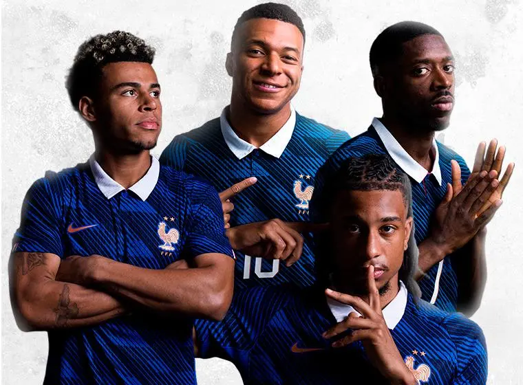 Désiré Doué, Kylian Mbappé, Michael Olise y Osman Dembélé hacen parte del potente ataque galo. FOTOS GETTY