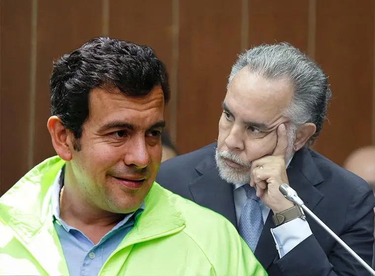 Armando Benedetti (der.) y Rodrigo Lara fueron compañeros en el Congreso. Fotos: Colprensa