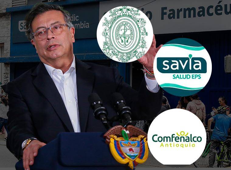 El Gobierno Nacional ha ordenado intervenciones en Comfenalco, Savia Salud y la Universidad de Antioquia. FOTO: El Colombiano