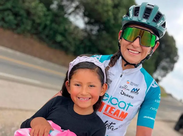 “Siempre tuve claro que iba a tener a mi hija e iba a volver a competir. Una vez que nació, todo me cambió para bien”. Foto: cortesía