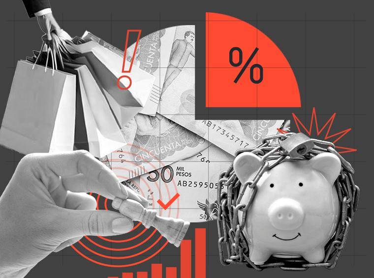 Test de cesantías 2026. Colombia. Collage: Carol Jaramillo - Imágenes Archivo El Colombiano y Depositphotos