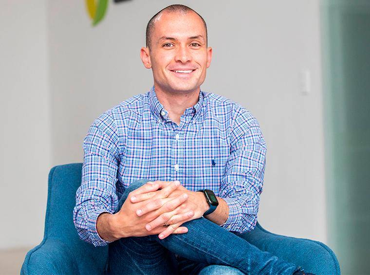 Juan Esteban Hincapié proyecta a Erco como una empresa grande, sostenible para reinvertir y que genere desarrollo para la ciudad. FOTO el colombiano 