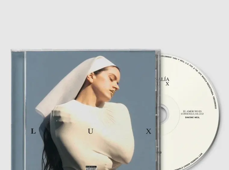 El nuevo y cuarto disco de la artista Rosalía, Lux. FOTO cortesía