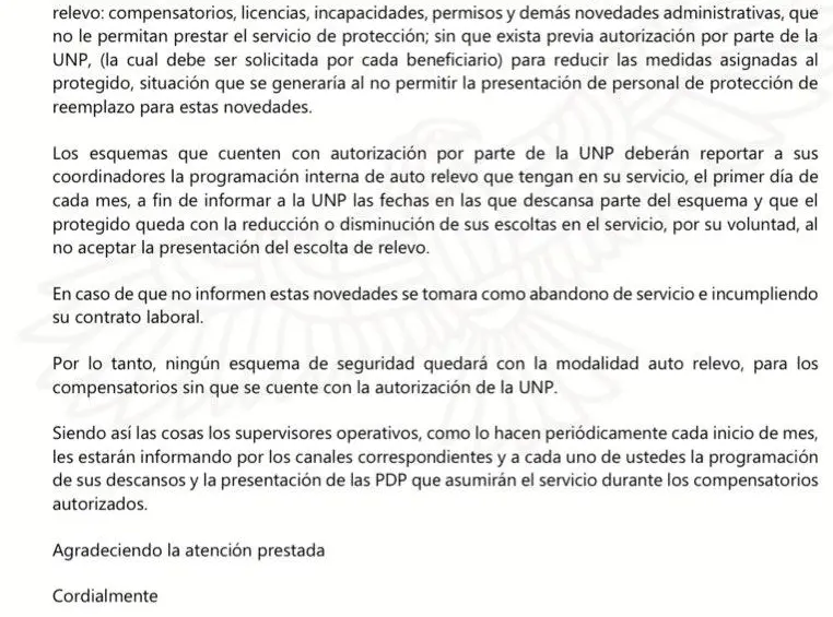 Comunicado UT Andinos.
