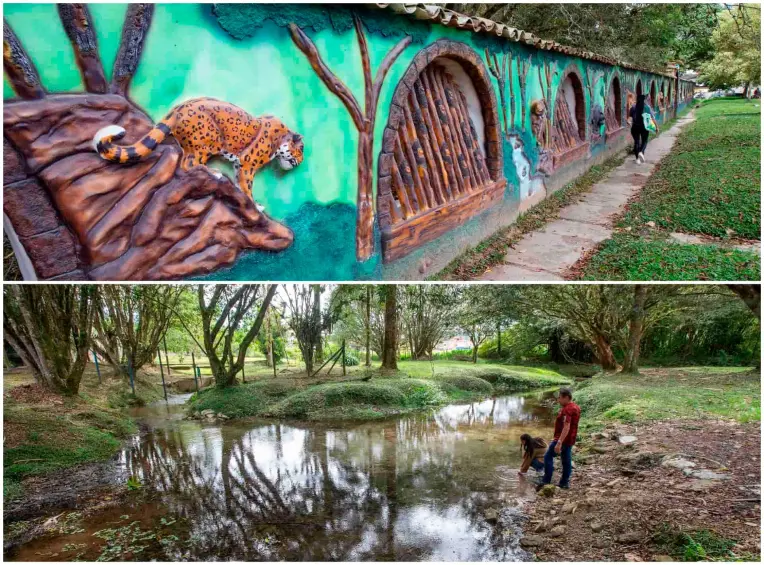 El jardín botánico es un atractivo natural de Amalfi, donde tienen un nacimiento de agua pura que abastece a todo el casco urbano. FOTOS Esneyder Gutiérrez