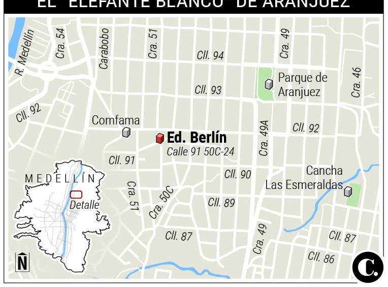 La historia del edificio de 30 pisos que lleva 15 años años sin terminarse en Aranjuez, en Medellín