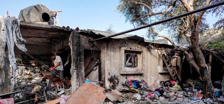 La Franja de Gaza está prácticamente destruida, ahora se anuncia una ofensiva en la frontera con Líbano. FOTO: AFP.