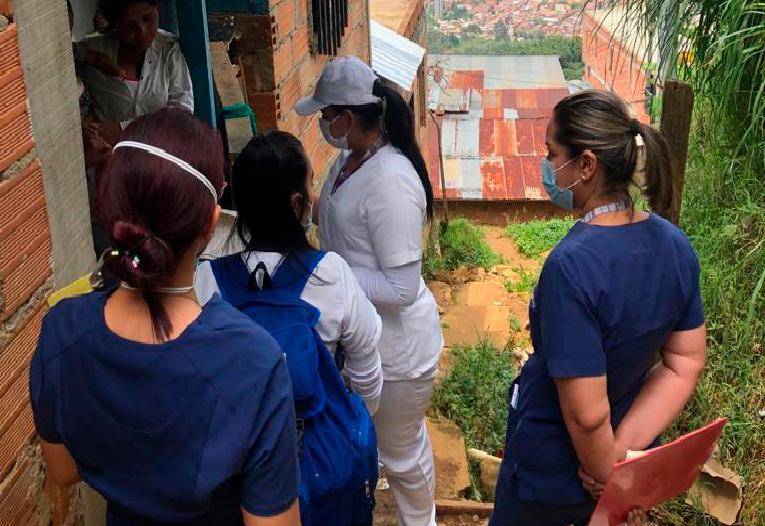 Hay equipos de salud haciendo detección en barrios de la ciudad y en municipios del departamento. FOTO CORTESÍA SECRETARÍA DE SALUD DISTRITAL