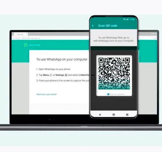 Una novedad de este año fue que ya no será necesario escanear el código QR para iniciar sesión en WhatsApp Web en la computadora. FOTO: Europa Press