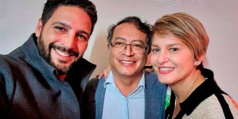 El representante también comentó que el presidente Petro fue quien lo motivó a entrar a la política. En redes sociales Escaf ha documentado su amistad con la familia presidencial a través de fotos y videos. FOTO: INSTAGRAM