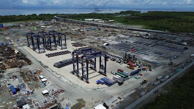 Puerto Antioquia generará más de 800 empleos directos y 17.000 indirectos, cuando entre en operación. FOTO: MANUEL SALDARRIAGA