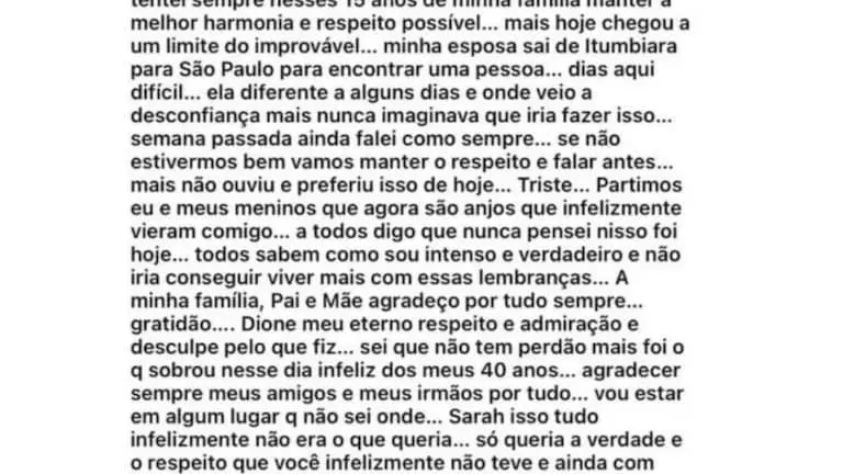 La carta se hizo viral en redes sociales. FOTO: ThalesmachadoTM.