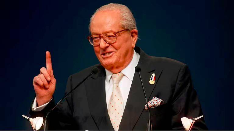 Jean-Marie Le Pen líder de ultra derecha de Francia. FOTO: GETTY