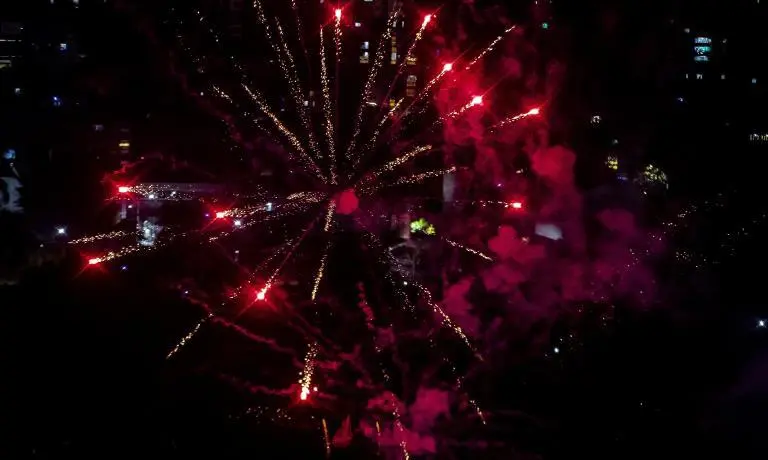 La alborada en Antioquia es un evento tan vistoso como trágico que deja múltiples afectados por pólvora. FOTO: Jaime Pérez