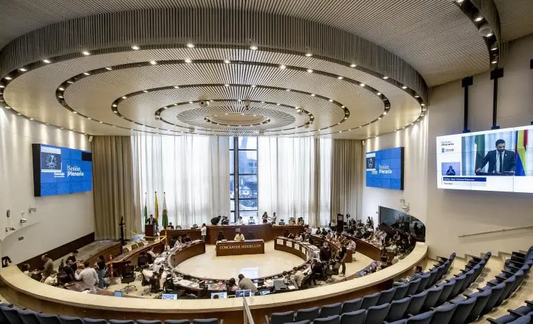 Sesión Plenaria en el Concejo de Medellín. FOTO Jaime Pérez Munévar.