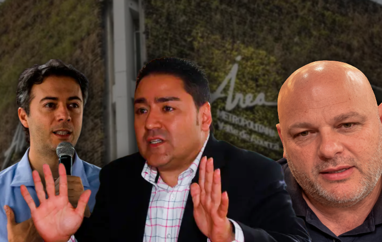 Misael Cadavid habría manejado los hilos de los contratos entre el Área Metropolitana del Valle de Aburrá (Amva) y el Cuerpo de Bomberos de Itagüí por $17.656 millones, que beneficiaron a Miguel Quintero, hermano mayor de Daniel Quintero, cuando este último era la cabeza de la junta directiva del Amva. Foto: EL COLOMBIANO.