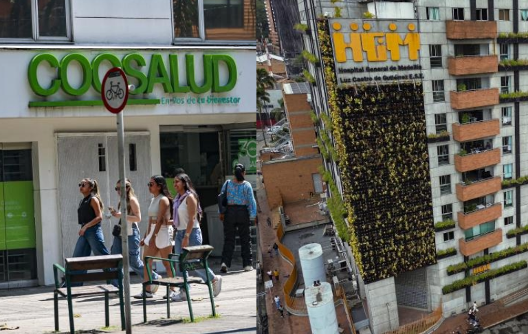 La deuda de Coosalud al Hospital General de Medellín asciende cerca de los $15.000 millones de pesos. Fotos: Manuel Saldarriaga Quintero
